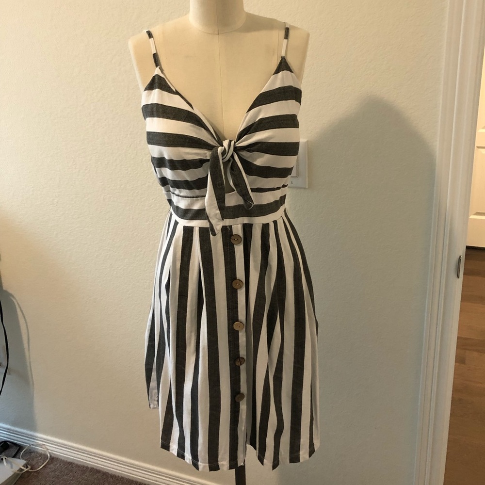 Greek Striped Dress